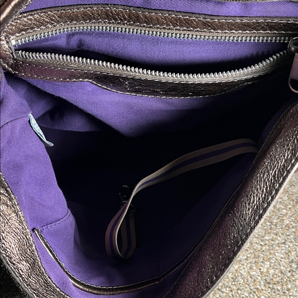 Boden Metallic Brown Crossbody Bag - Picture 3 of 3